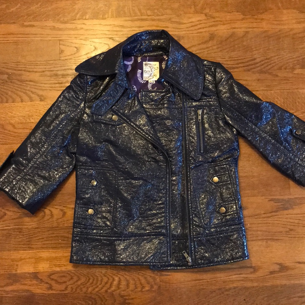 Tulle Patent Vinyl Jacket